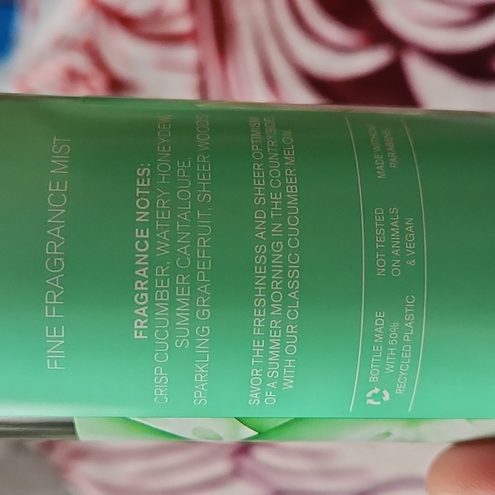 Bath & Body Cucumber Melon Fine Mist 8fl oz 🎉 - Picture 3 of 3